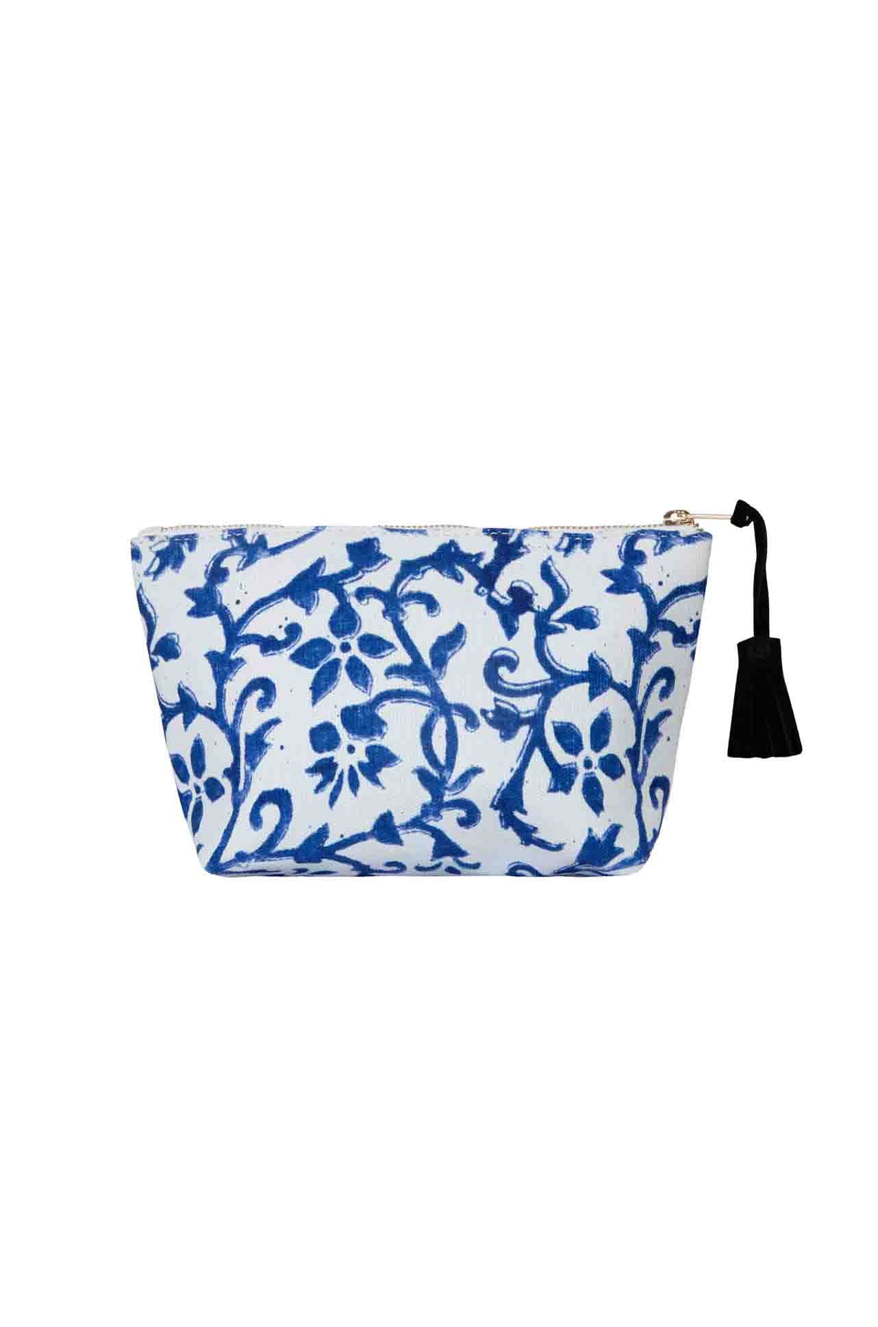 Curate - Born To Be Wild Kiss and Makeup Bag in Blue