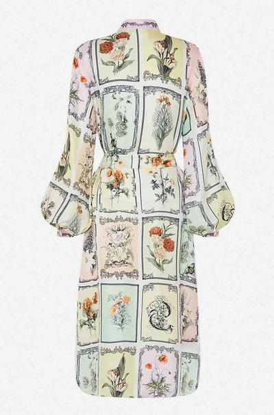 Camilla - Long Live Letterpress High Low Midi Shirt Dress