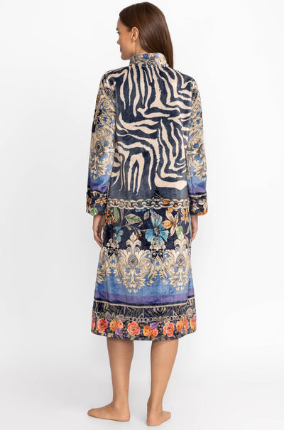 Johnny Was - Lona Cozy Printed Zip Up Robe