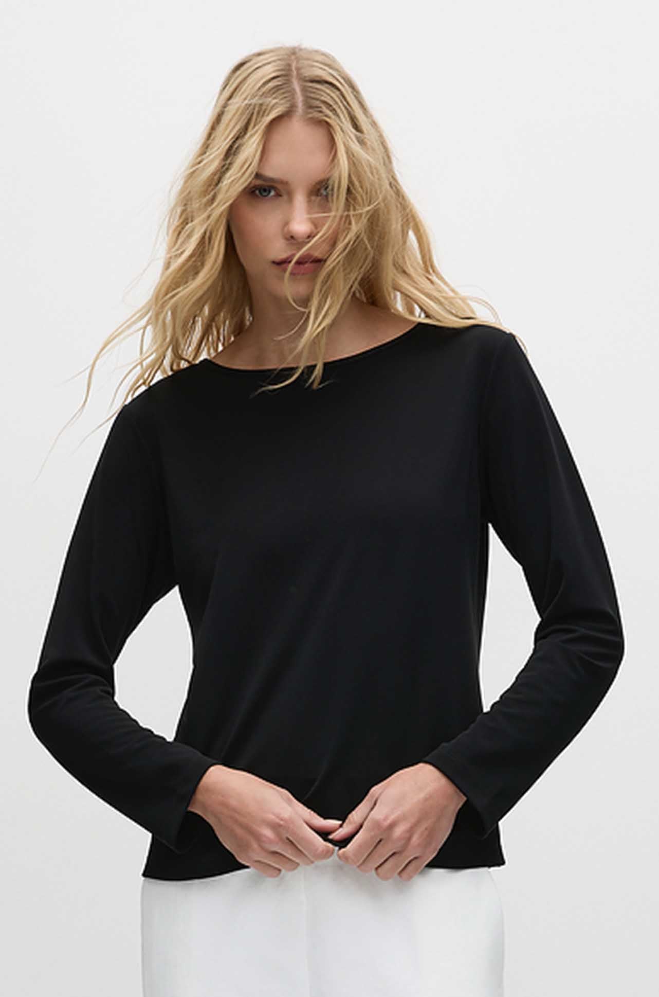 Mela Purdie - LS Powder Boater in Powder Knit