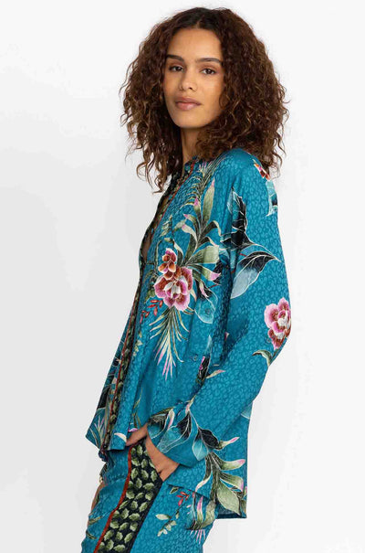 Johnny Was - Lagoon Belinda Button Up