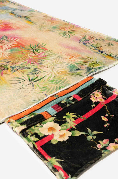 Johnny Was -Le Jardin Travel Blanket