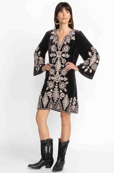 Johnny Was - Liona Velvet Kimono Sleeve Dress