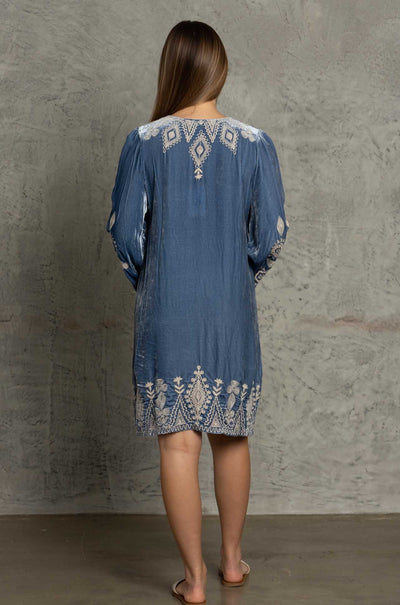 Johnny Was - Liona Velvet Kimono Sleeve Dress