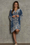 Johnny Was - Liona Velvet Kimono Sleeve Dress