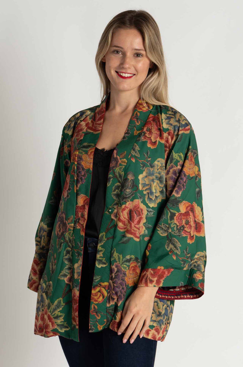 Johnny Was - Merhawi Burnout Kimono in Alvarado