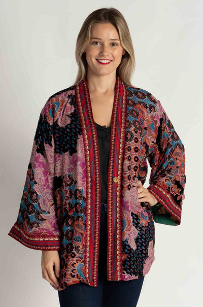 Johnny Was - Merhawi Burnout Kimono in Alvarado