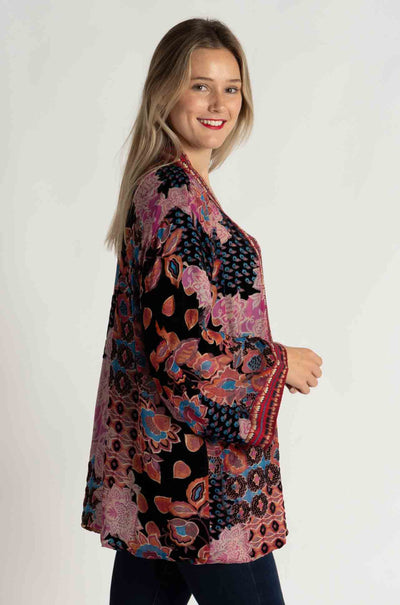 Johnny Was - Merhawi Burnout Kimono in Alvarado