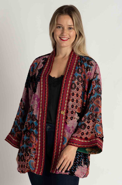 Johnny Was - Merhawi Burnout Kimono in Alvarado