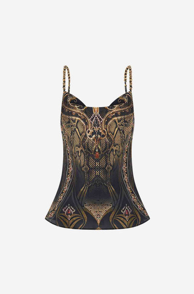 Camilla - Nouveau Noir Bias Cami