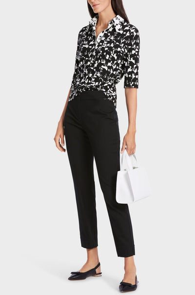 Marc Cain - Narrow 7/8 Length Split Pants