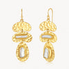 Nicole Fendel - Nicola Medium Earring in Gold Pearl