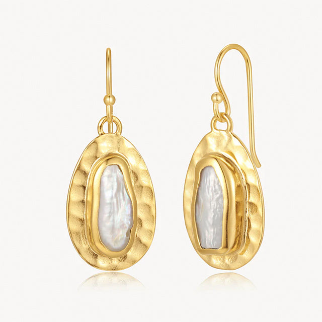 Nicole Fendel - Nicola Small Earring in Baroque Pearl