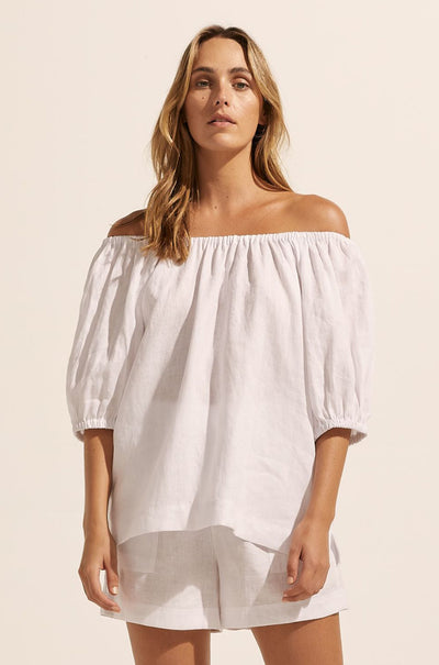 zoe kratzmann - nomad top in porcelain