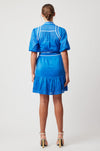 Once Was - Lucia Babydoll Dress in Azure