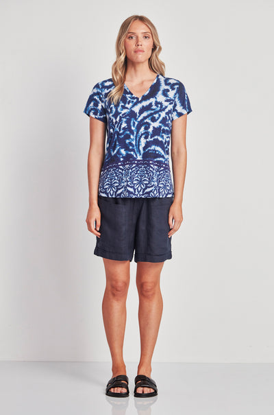 Verge - Oakfield Top in Blue