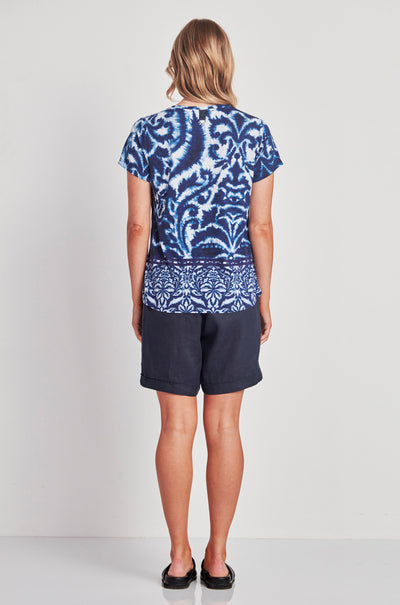 Verge - Oakfield Top in Blue