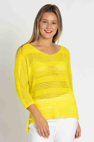 Joseph Ribkoff - Open Stitch Pullover Sweater