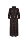 zoe kratzmann - pinpoint dress in choc frond