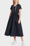 Marc Cain - Plain Dress with Cords