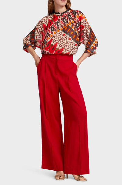 Marc Cain - Pleated Linen Pants