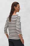 Mela Purdie - Relaxed Boat Neck in Trunk Stripe Knit