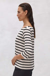 Mela Purdie - Relaxed Boat Neck in Trunk Stripe Knit