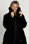 Joseph Ribkoff - Reversible Faux Fur Coat