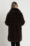 Joseph Ribkoff - Reversible Faux Fur Coat