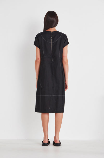 Verge - Ria Dress in Black