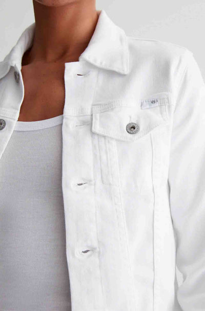 Ag robyn shop white denim jacket