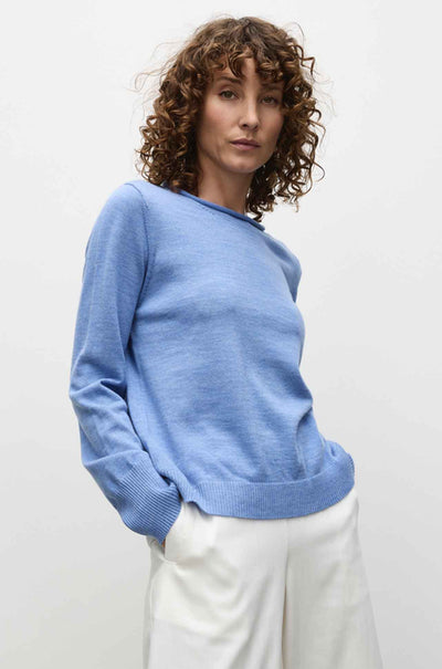 Mela Purdie - Roll Sweater in Double Fine Merino