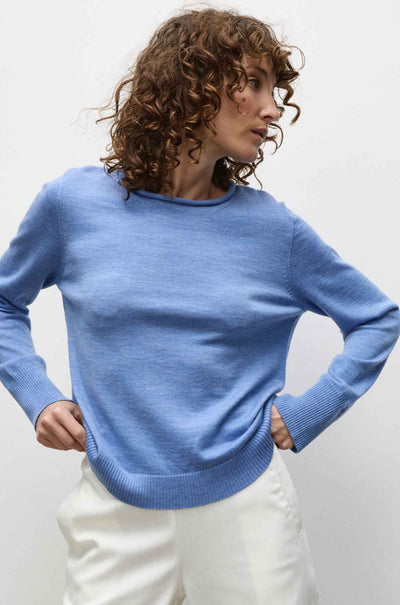 Mela Purdie - Roll Sweater in Double Fine Merino