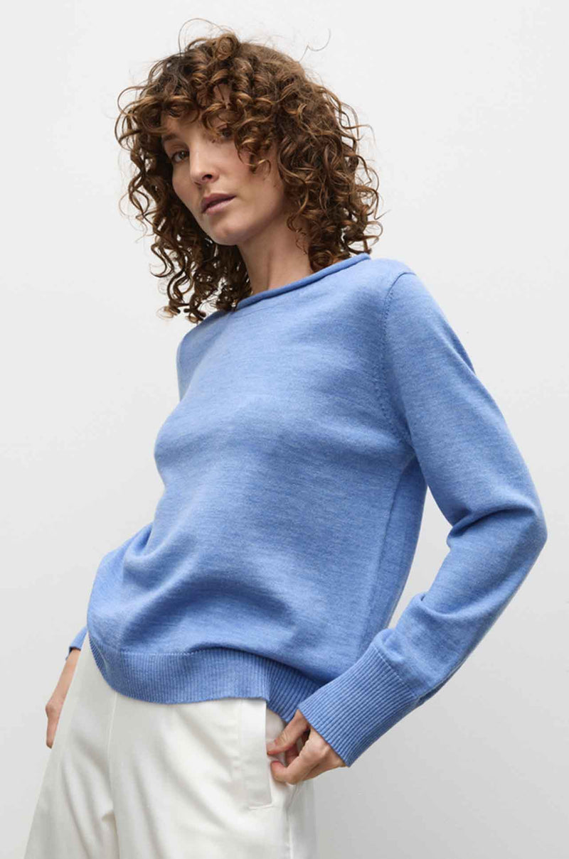 Mela Purdie - Roll Sweater in Double Fine Merino