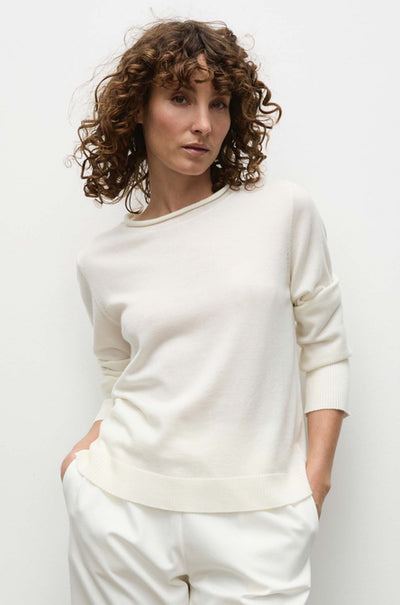 Mela Purdie - Roll Sweater in Double Fine Merino