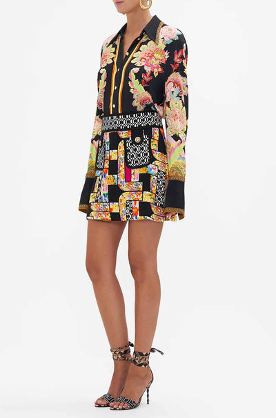 Camilla - Signora Milano Mod Pocket Mini Skirt