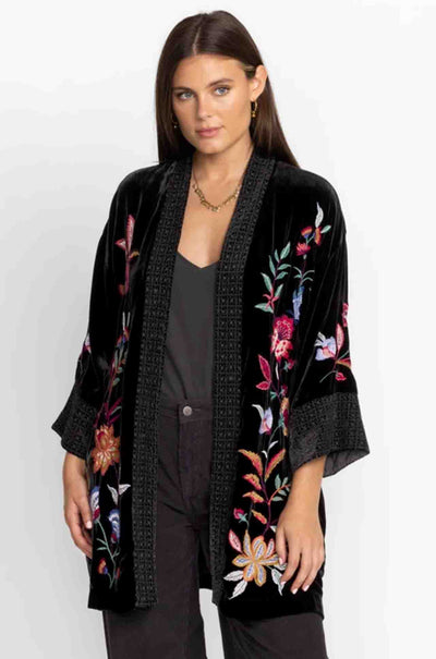 Johnny Was - Sandra Wide Cuff Velvet Kimono