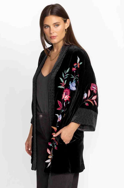 Johnny Was - Sandra Wide Cuff Velvet Kimono