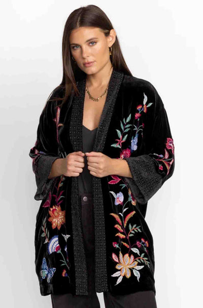 Johnny Was - Sandra Wide Cuff Velvet Kimono