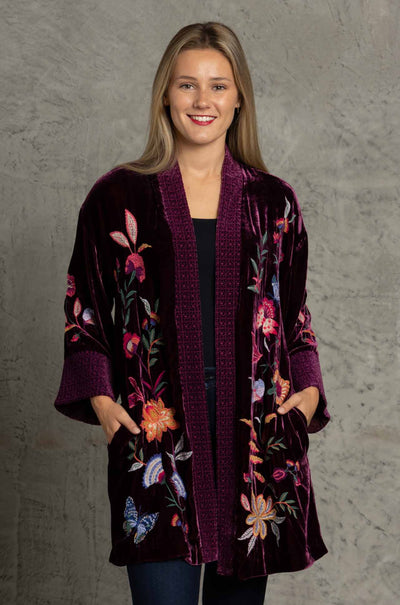 Johnny Was - Sandra Wide Cuff Velvet Kimono