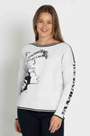 Faber - Sequin Graphic Knit