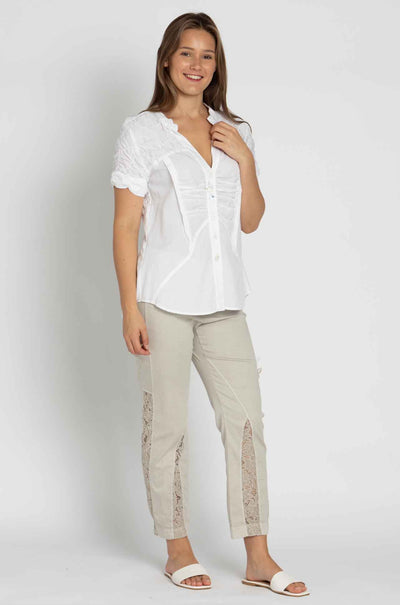 Elisa Cavaletti - Shirred Detail Shirt