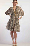 Paula Ryan - Side Tie Cheetah Print Peasant