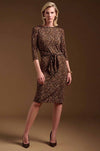 Joseph Ribkoff - Silky Knit Animal Print Sheath Dress