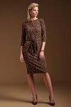 Joseph Ribkoff - Silky Knit Animal Print Sheath Dress