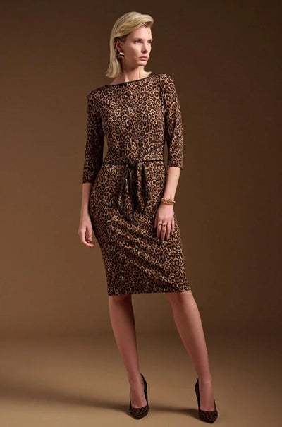 Joseph Ribkoff - Silky Knit Animal Print Sheath Dress