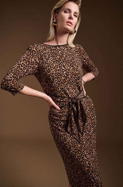 Joseph Ribkoff - Silky Knit Animal Print Sheath Dress