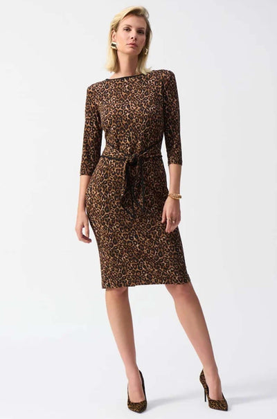 Joseph Ribkoff - Silky Knit Animal Print Sheath Dress