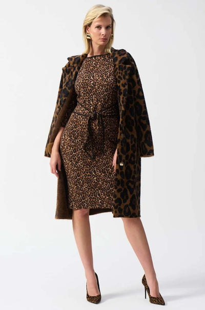 Joseph Ribkoff - Silky Knit Animal Print Sheath Dress