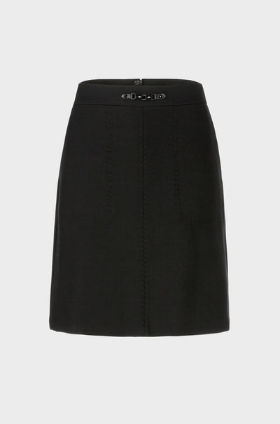 Marc Cain - Skirt with Decorative Buckle